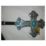 4 piece bathroom set of towels holders.