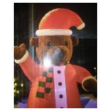New in box Christmas Bear in inflatable