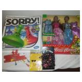 New girls fashion, dolls and sorry game.