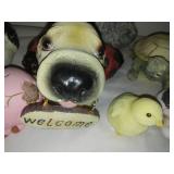 Garden creatures resin and ceramic.
