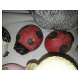 Garden creatures resin and ceramic.
