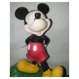 4 used Mickey and Minnie Mouse Disney Garden Stakes
