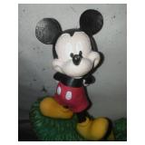 4 used Mickey and Minnie Mouse Disney Garden Stakes