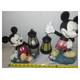 Mickey Mouse light up statues