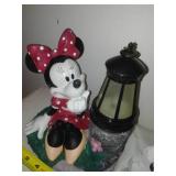2 Minnie Mouse light up Garden welcome.