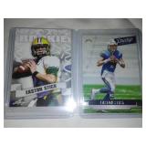 2 Easton Stick rookie cards.