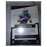 2 Easton Stick rookie cards.