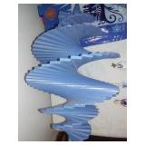 New Frozen - 3 lawn spikes, bag and spiral Wood Wind catcher.