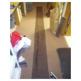 12 ft x 1 ft carpet Runner and more hanging files, figurines.