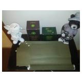 12 ft x 1 ft carpet Runner and more hanging files, figurines.