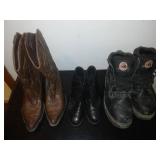 Three pairs Footwear.