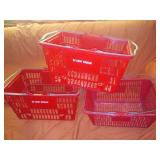 3 shopping baskets - good condition.