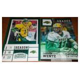 2 NDSU Bison Carson Wentz Rookie Cards