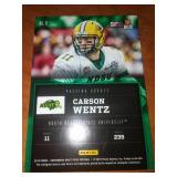 2 NDSU Bison Carson Wentz Rookie Cards