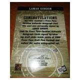 NEW 2 NDSU Lamar Gordon Rookie Cards, one autographed.