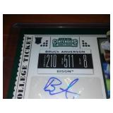 New Bruce Anderson Autographed Rookie Card.