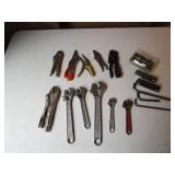 Vise Grips, Crescent Wrenches, Allen Wrenches