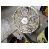 Fan, Funnels, Garbage Can