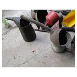 Fan, Funnels, Garbage Can