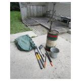 Pruning Shears, Oil Tank, Leaf Bag
