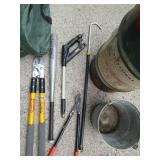 Pruning Shears, Oil Tank, Leaf Bag