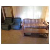 Couch, Coffee Table, (2) Chairs