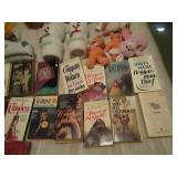 Vintage Books (Alice in Wonderland) & Stuffed Animals,