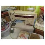 (2) Sewing Machines & Various Crafting Items