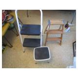 (2) Ladders & Step Stool