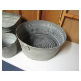 Vintage Wash Tubs & Pail