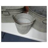 Vintage Wash Tubs & Pail