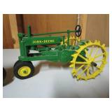 Vintage (2) JD Model A Ertl Toy Tractors