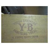 Vintage Chair, Stoneware Jug, Cigar Box