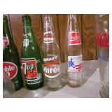 Vintage Tin Pepsi Trays & Vintage Glass