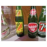 Vintage Tin Pepsi Trays & Vintage Glass