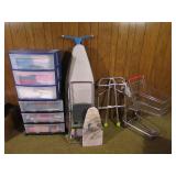 Organizers, Ironing Boards, Step Stool, Shopping Cart