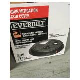 Everbilt Radon Mitigation Basin Cover not used