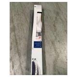 Glacier Bay Rustproof 50 in. to 72 in. Aluminum Adjustable Tension Double Curved Shower Rod in Chrome in good condition