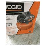 RIDGID 6 Gal. Portable Electric Pancake Air Compressor USED in good condition