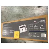 Glacier Bay Drop-In Stainless Steel 25 in. 4-Hole Single Bowl Kitchen Sink not used