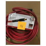 Husky 3/8 in. x 50 ft. Red Rubber Air Hose in good condition