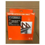 EVERBILT 60ft Roof and Gutter De-Icing Cables not used