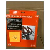 EVERBILT 60ft Roof and Gutter De-Icing Cables not used