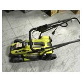 RYOBI 13 in. 11 Amp Corded Electric Walk Behind Push Mower in good condition