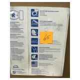 BEMIS Slow Close Round Closed Front Toilet Seat in White in good condition