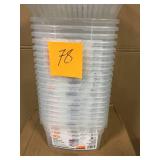 6 Qt. Premium Shoe Box in Clear