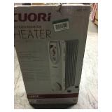 1500-Watt Electric Oil-Filled Radiant Portable Heater - Grey