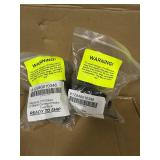 Jifram Easy Living 3 in. Metal Garment Slat Wall Hooks in Black (4/Bag) in good condition