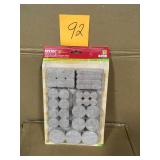 MADICO 23057 Feltac Self Adhesive Heavy Duty Felt Pads - Beige - 104 Per Pack - not used