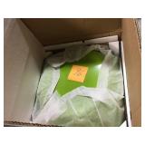 Slick Cube Green End Table by OSP Home Furnishings in good condition